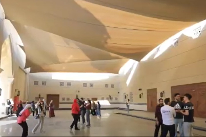 الرحاب تستقبل طلاب كلية الفنون الجميلة بجامعة الإسكندرية .. بالفيديو